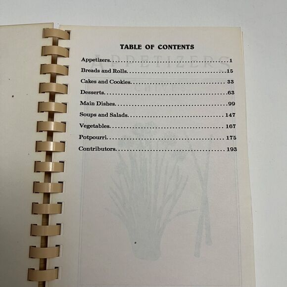 Vintage Cookbook Recipe for a Community from United Way Fox Cities Spiral Bound - Picture 2 of 16